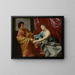 Joseph and Potiphar's Wife - Guido Reni — framed artwork on a wall