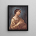 Madeleine with the Perfume Bottle - Guido Reni — framed artwork on a wall