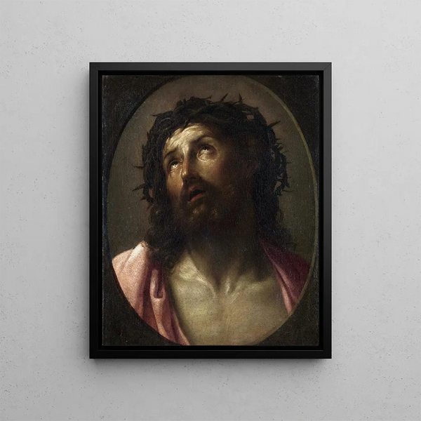 L'homme des douleurs - Guido Reni — framed artwork on a wall