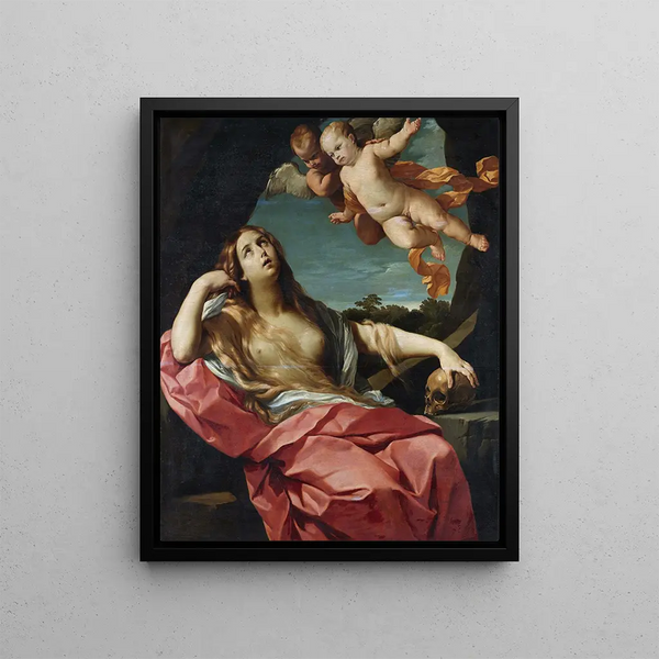 Marie-Madeleine - Guido Reni — framed artwork on a wall