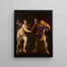 Orpheus and Eurydice - Guido Reni — framed artwork on a wall