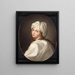 Portrait of Béatrice Cenci - Guido Reni — framed artwork on a wall
