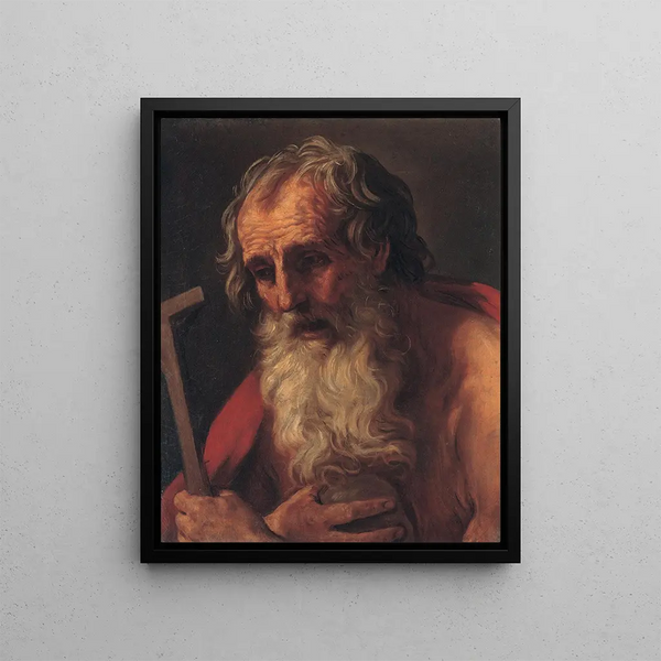 Saint Jerome - Guido Reni — framed artwork on a wall