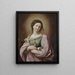 Saint Margaret of Antioch - Guido Reni — framed artwork on a wall