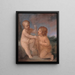L'Enfant Jésus et saint Jean - Guido Reni — framed artwork on a wall