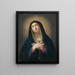 La Madone en prière - Guido Reni — framed artwork on a wall