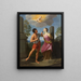 The Martyrdom of Saint Apollonia - Guido Reni — framed artwork on a wall