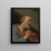 The Penitent Saint Peter - Guido Reni — framed artwork on a wall
