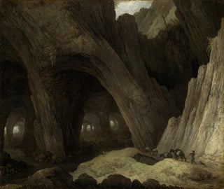 Grotte avec muletiers - Guillam Dubois — artwork view