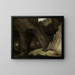 Grotte avec muletiers - Guillam Dubois — framed artwork on a wall