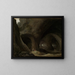 Grotte avec des bergers reposant - Guillam Dubois — framed artwork on a wall