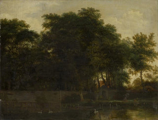 Swan Lake in a Park - Guillam Dubois — artwork view