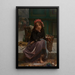 The young rag seller - Guillaume Charles Brun — framed artwork on a wall