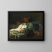 Kitchen Still Life Painting - Guillaume-Romain Fouace — framed artwork on a wall