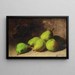 Pears - Guillaume-Romain Fouace — framed artwork on a wall