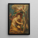 The Martyrdom of Saint Andrew - Guillaume Courtois — framed artwork on a wall