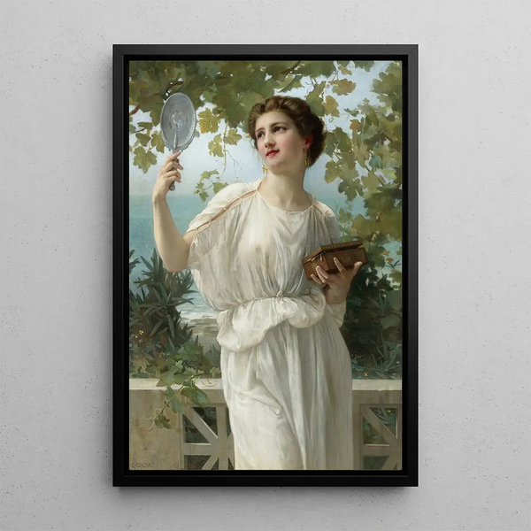 Admiration de la beauté - Guillaume Seignac — framed artwork on a wall