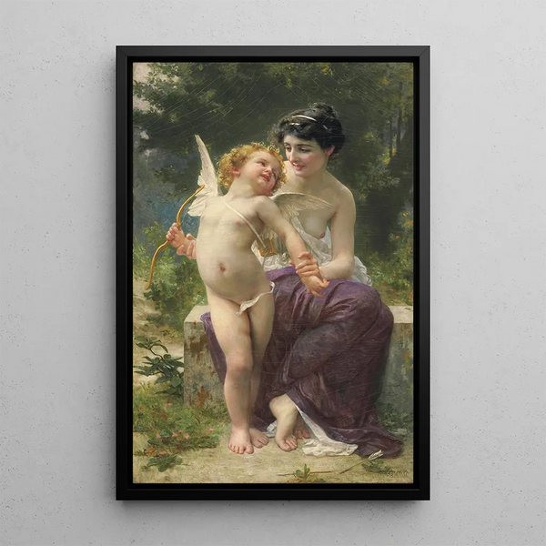 La jeunesse victorieuse - Guillaume Seignac — framed artwork on a wall