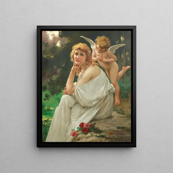 Aime la muse - Guillaume Seignac — framed artwork on a wall