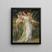Psyché avec Putti - Guillaume Seignac — framed artwork on a wall