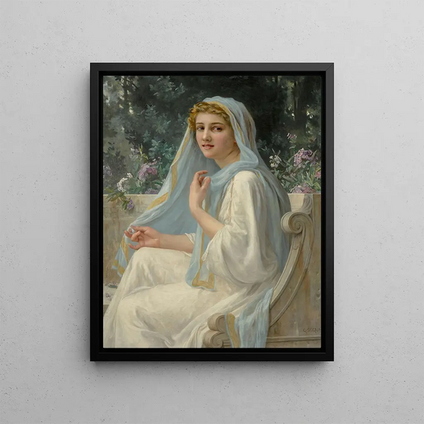 Reflection Painting - Guillaume Seignac — framed artwork on a wall