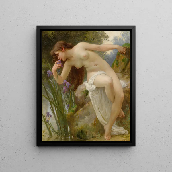 L'Iris parfumé - Guillaume Seignac — framed artwork on a wall