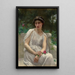The Red Rose - Guillaume Seignac — framed artwork on a wall