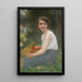 La fille aux cerises - Guillaume Seignac — framed artwork on a wall