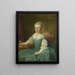 Portrait of a lady from the van de Poll family, perhaps Anna Maria Dedel, wife of Jan van de Poll - Guillaume de Spinny — framed artwork on a wall
