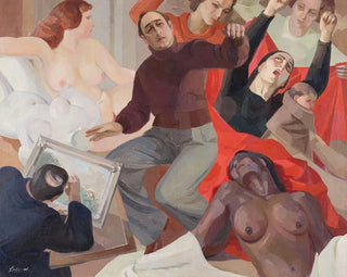 Self-portrait Painting - Guillermo Laborde — artwork view