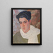 Portrait of the painter Vieytes - Guillermo Laborde — framed artwork on a wall