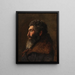 Portrait of a Jewish man - Gunnar Berndtson — framed artwork on a wall