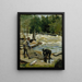 Salmon fishing - Gunnar Berndtson — framed artwork on a wall