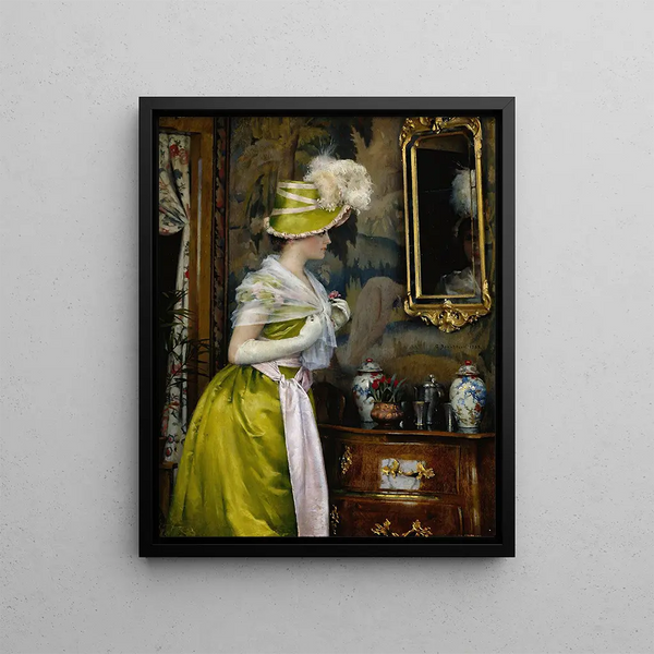 The Mirror - Gunnar Berndtson — framed artwork on a wall