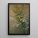 Autumn Flowers sunflowers and asters of autumn - Gunnar Gunnarsson Wennerberg — framed artwork on a wall