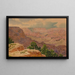 View of the Grand Canyon - Gunnar Mauritz Widforss — framed artwork on a wall