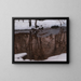 Water flowing painting - Gustaf Fjaestad — framed artwork on a wall