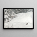 Snow - Gustaf Fjaestad — framed artwork on a wall