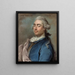a young aristocrat - Gustaf Lundberg — framed artwork on a wall