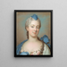 Countess Poaton - Gustaf Lundberg — framed artwork on a wall