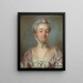 Juliana Elisabeth König - Gustaf Lundberg — framed artwork on a wall