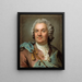 The philologist and the secretary's advisor Johan Ihre - Gustaf Lundberg — framed artwork on a wall