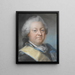 Voltaire Reinhold Stackelberg 1705–1801 - Gustaf Lundberg — framed artwork on a wall