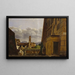 View from Piazza di Campidoglio, Rome - Gustaf Söderberg — framed artwork on a wall