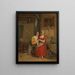 Anthony van Dyck courtise son modèle - Gustaf Wappers — framed artwork on a wall