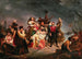 The Departure for America or Boarding on the Mayflower - Gustaf Wappers — artwork view