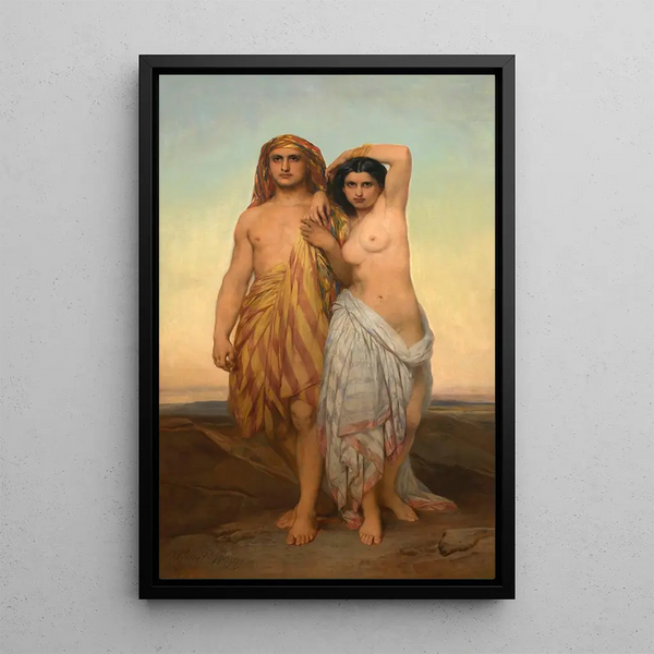 La Sulamite - Gustaf Wappers — framed artwork on a wall