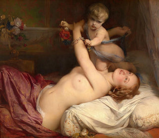 Young mother with child - Gustaf Wappers — artwork view