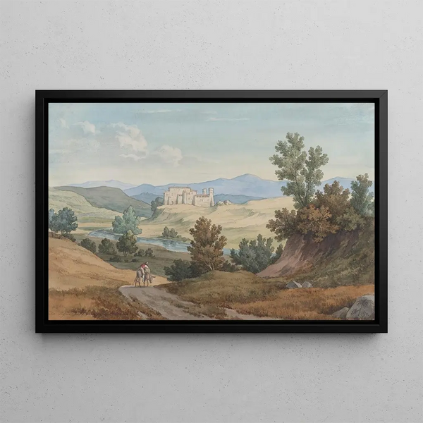 La Villa Pasino - Gustaf Wilhelm Palm — framed artwork on a wall