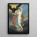 Hébé with Jupiter in the form of an eagle - Gustav Adolphe Diez — framed artwork on a wall